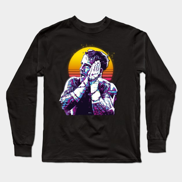 CM Punk WWE Style Long Sleeve T-Shirt by Suga Collection